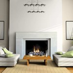 View Mantel: Tori 60 Concrete Fireplace Mantel
