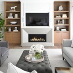 View Mantel: Vogue Modern Fireplace Mantel