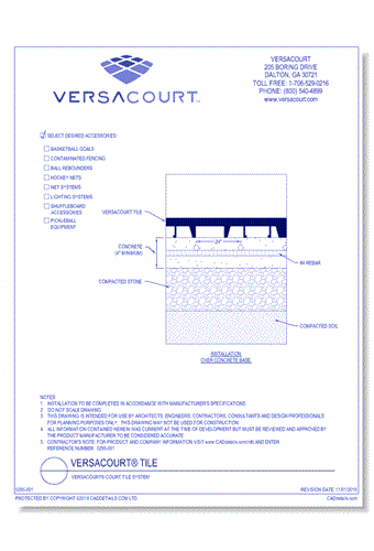 VersaCourt® Court Tile System