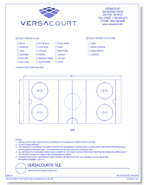 VersaCourt® Inline Hockey Kit