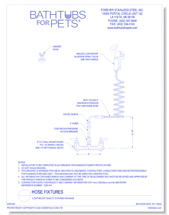 Bathtub Hoses: Lightweight Quality Fixture Package