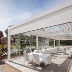 View Pergola® Adjustable Motorized Louvered Structures for Residences, Restaurants & Hotels 