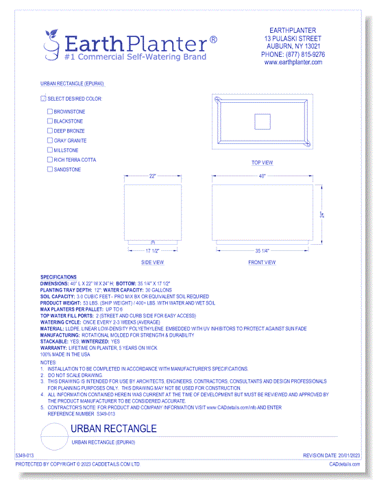 Urban Rectangle (EPUR40)