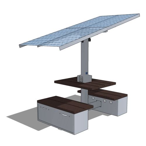 CampusXL Solar Charging Workstation