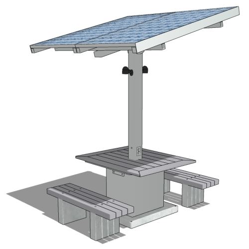 Velocity Solar Charging Workstation