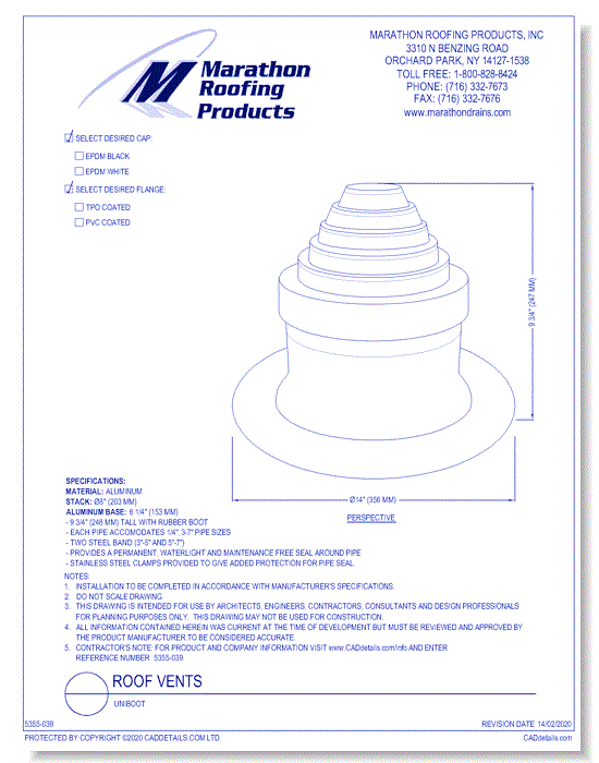 Roof Vents: Uniboot