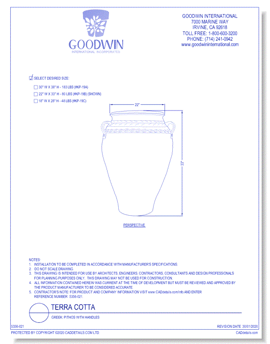 Greek: Pithos with Handles