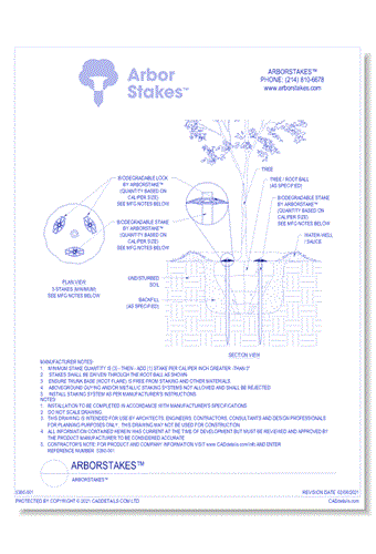 ArborStakes™ Tree Stake