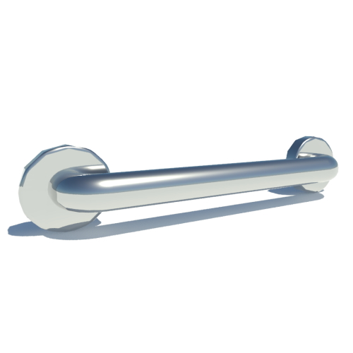 12 inch ADA Compliant Standard Smooth 1 1/4 inch Diameter Twist Covers & Mounting Hardware Included