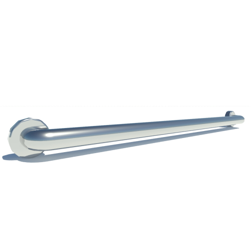 36 inch ADA Compliant Standard Smooth 1 1/2 inch Diameter Twist Covers & Mounting Hardware Included