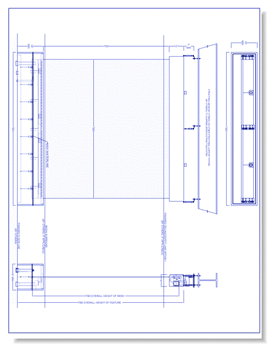 Harmonic Cascade Medium: Frameless - Option 1: Finished Ceiling/Soffit Below Upper Distribution System