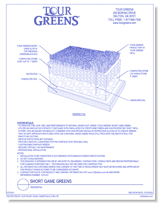 Short Game Greens - Residential