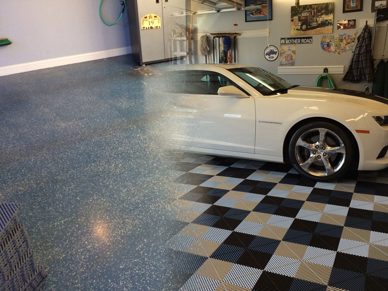 Transforming an Epoxy Garage Floor - CADdetails