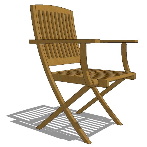 Core Teak Folding Chair (#764)
