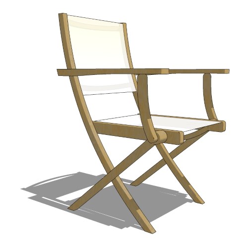 Core Teak with Sling Folding Chair (#765 - #769)