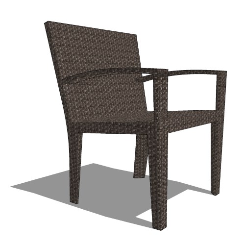 Core Pollyrattan Arm Chair (#814)