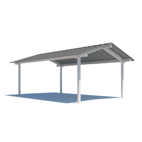 RCP Shelters: All Steel-Gable (AS-G1624-04)