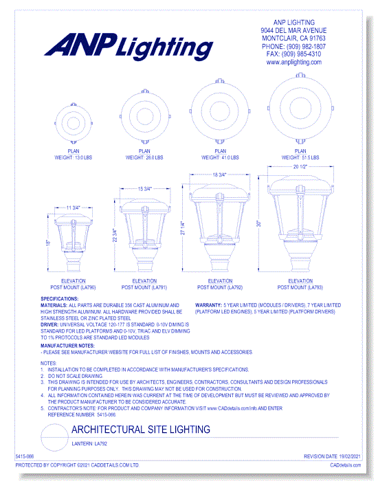 Lantern: LA792 (18")