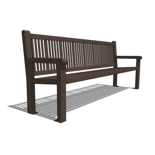 Reading Series Bench w/ Back