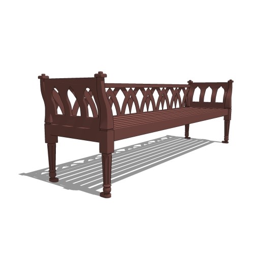 Augustine Series Bench w/ Back