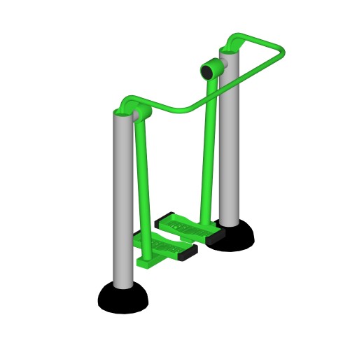 CAD Drawings BIM Models ExoFit Outdoor Fitness ExoFit: Air Walker 