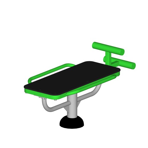 CAD Drawings BIM Models ExoFit Outdoor Fitness ExoFit: Sit Up Bench