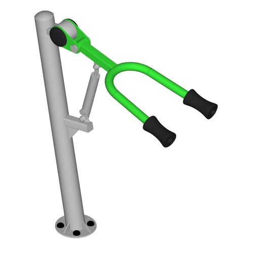 CAD Drawings BIM Models ExoFit Outdoor Fitness ExoFit: ExoFlex Squat Machine