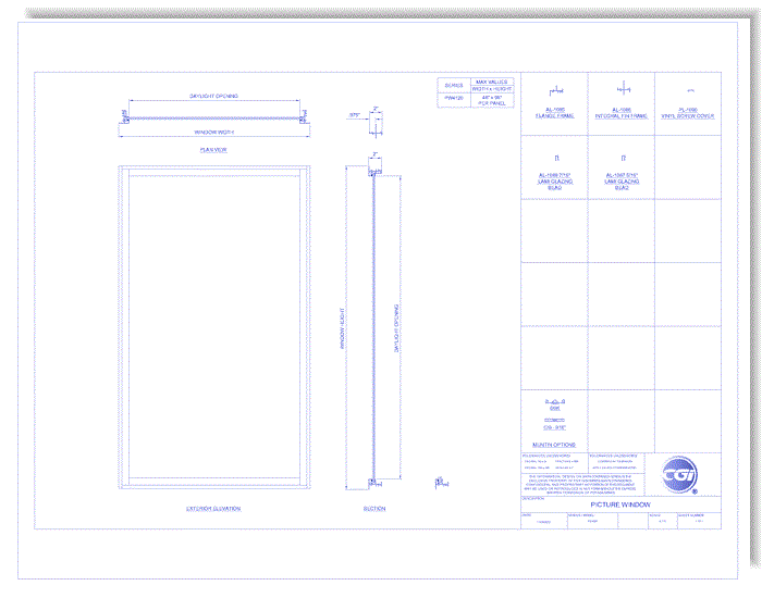 Picture Window: Fixed (PW4120)