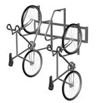 View (CVR-W) Compact Vertical Rack (Bike Hanger) Single Sided, 4-Bikes, Wall Mount 