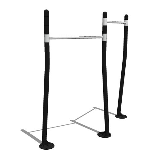 Fitness Equipment: Pull-up Bars Double
