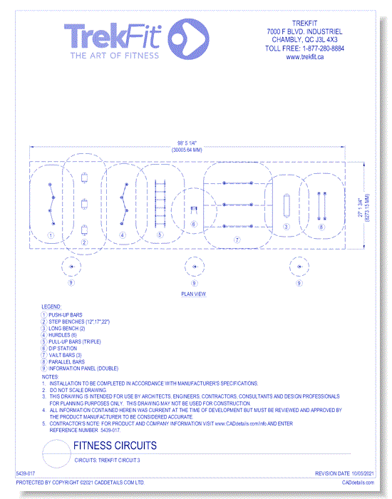 Circuits: TrekFit Circuit 3