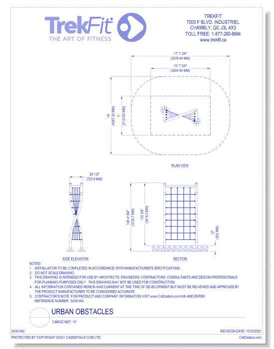 Cargo Net: 10'