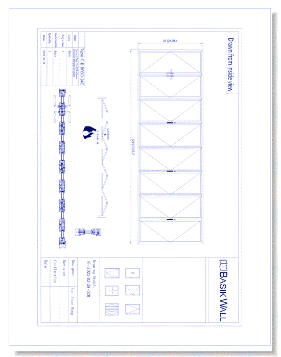Bi-Fold Patio Door: 8 Panel (Model NF-2021-02-28-028)