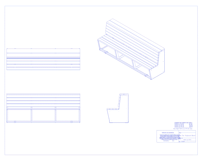 Polyboard: Two Tier Bench (PTBTT)