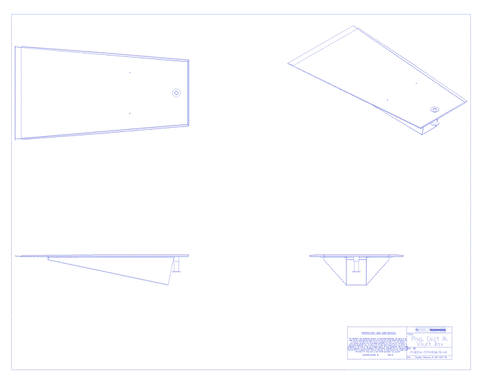 Pole Vault: Cast Aluminum Box Cover Plug (PVBCPCA)