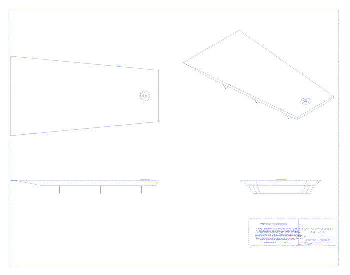 Pole Vault: Flush Mount Stainless Steel Box Cover (PVBCVRSS)