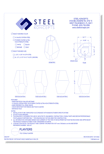 Polygonal Planter