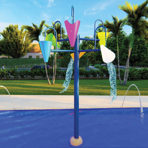 CAD Drawings BIM Models AquaWorx Interactive Water Features: Aqua Buckets 6
