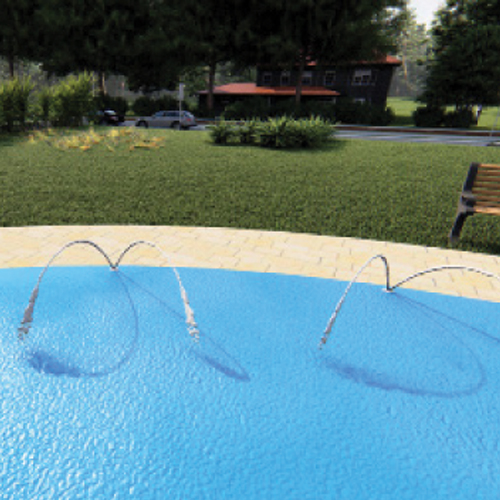CAD Drawings BIM Models AquaWorx Ground Sprays: Aqua Split Stream