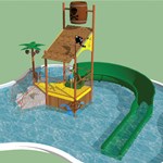View Interactive Water Playsets: AWF-201 Pirate Ship