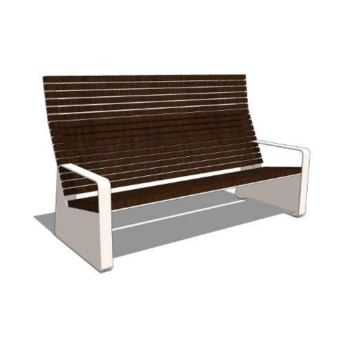 Monoline Solid Series Lounge Bench