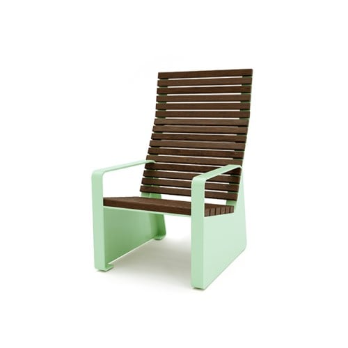 CAD Drawings BIM Models Site Pieces Monoline Lounge Chair