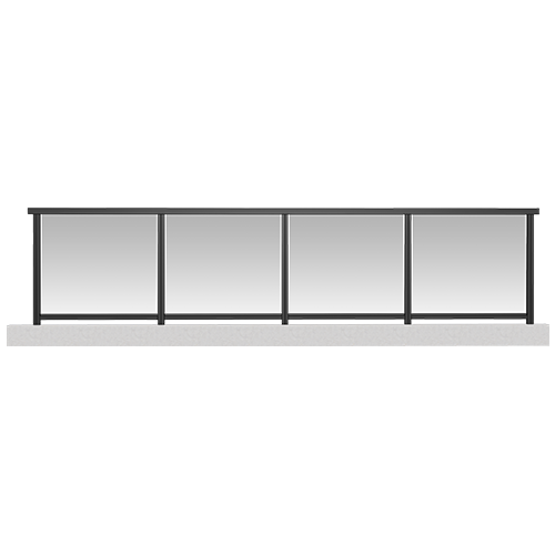 CAD Drawings Eco Window Systems Railing: Series 1000