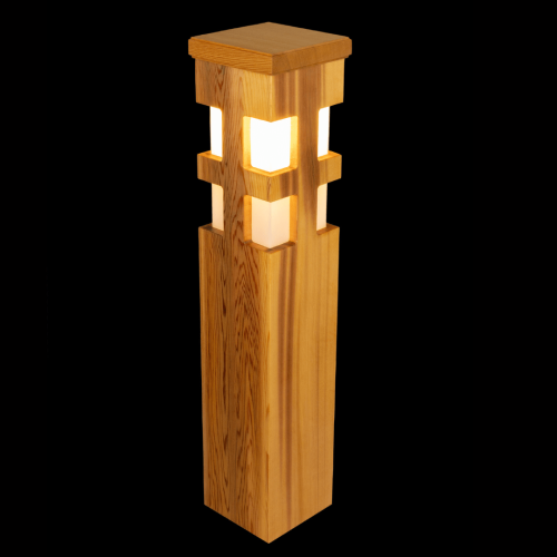 CAD Drawings BIM Models Idaho Wood Lighting Lamp 334