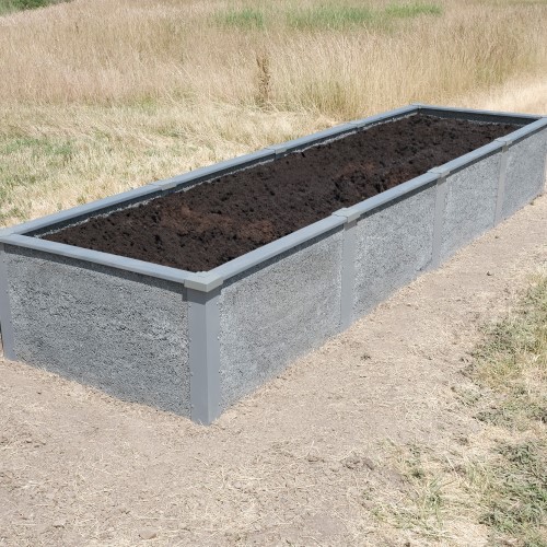 CAD Drawings Durable GreenBed 4'X16'X2' Rectangle Raised Garden Bed Kit