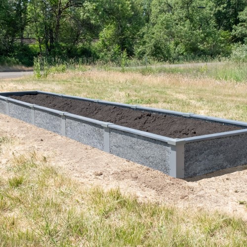 CAD Drawings Durable GreenBed 4'X20'X1' Rectangle Raised Garden Bed Kit