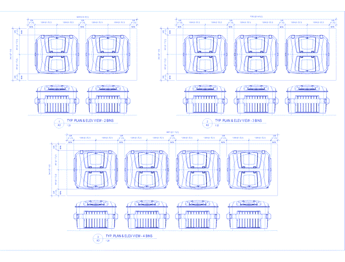 EarthBin®: Typical Bin Configurations 