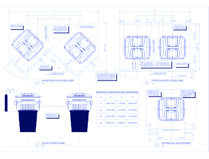 EarthBin®: Typical Installation Method Without Bollards 