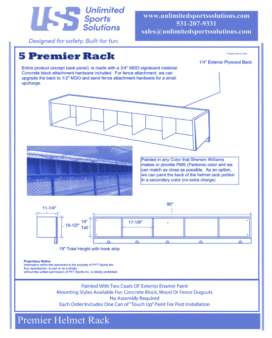 Helmet: Premier Helmet Rack