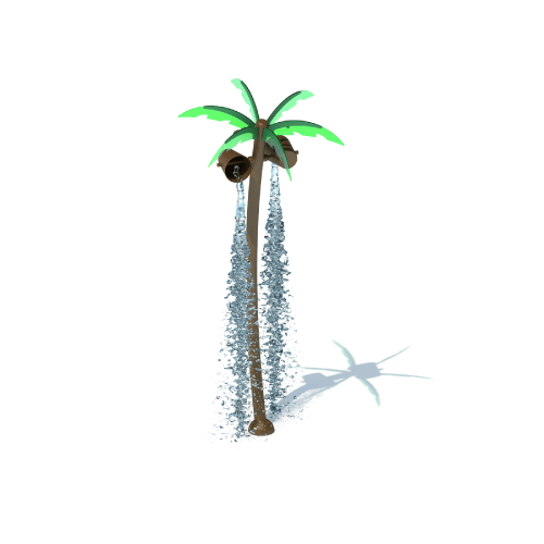 CAD Drawings BIM Models Nirbo Aquatic Inc. Palm Tree Buckets (03717)